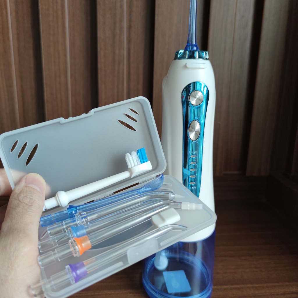 Dây sạc túi đựng máy đầu tăm bình chứa cho máy tăm nước H2Ofloss, Maxcare, procare Mornwell Iris nicefeel