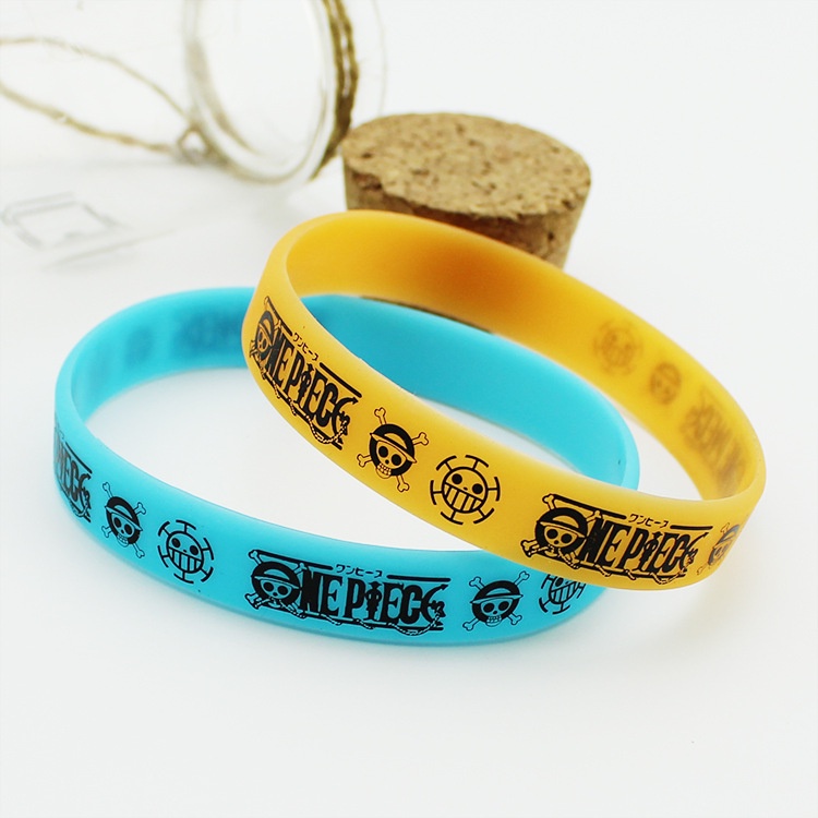 Vòng Tay Silica Gel Hóa Trang Nhân Vật Luffy Trong Phim Hoạt Hình One Piece