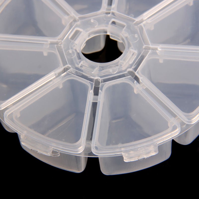 Hộp Nhựa Đựng Trang Sức 8 Ngăn Tiện Dụng Ốp