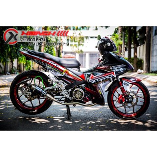 Decal Tem Trùm Xe Exciter 150 Mẫu Scorpion Xmask