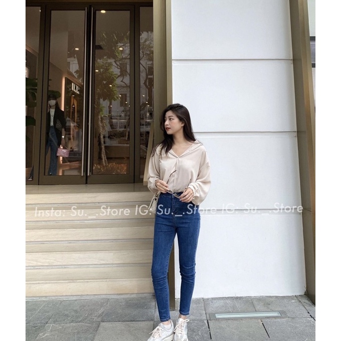 Sơ Mi Xoắn Lưng 5 Màu