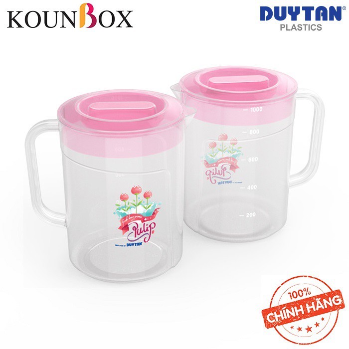 Ca Tulip Nhựa Duy Tân 1 Lít/ 1.5 Lít/ 2 Lít/ 2.5 Lít - Nhựa Trong Suốt