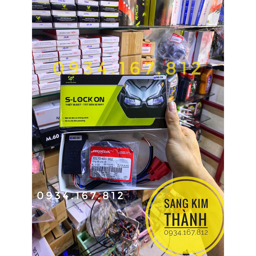 Công Tắc Passing Kiêm Bật Tắt Đèn AIR BLADE  125i / 160i Chính Hãng