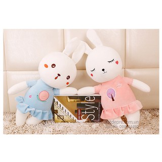 Thỏ bông mềm mặc váy 35cm