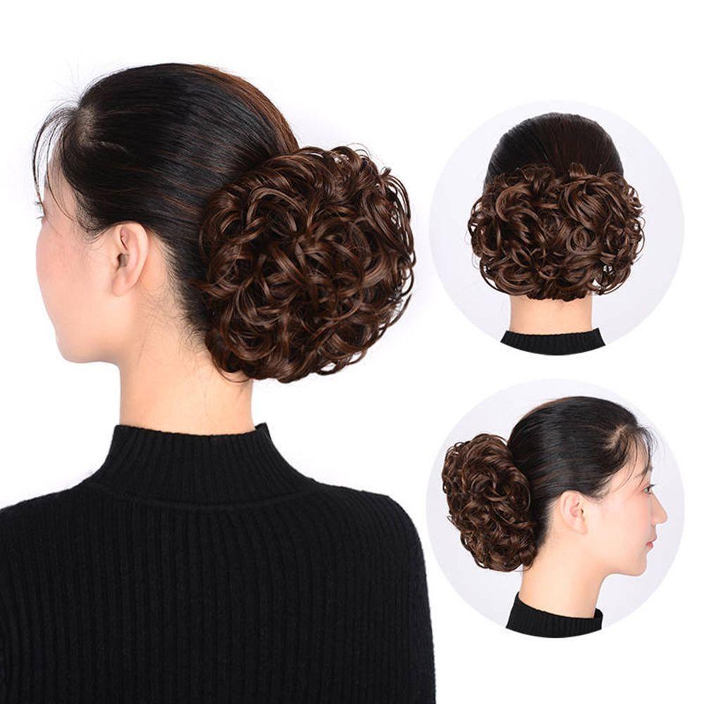 Búi Tóc Giả Xoăn Thời Trang Cho Nữ