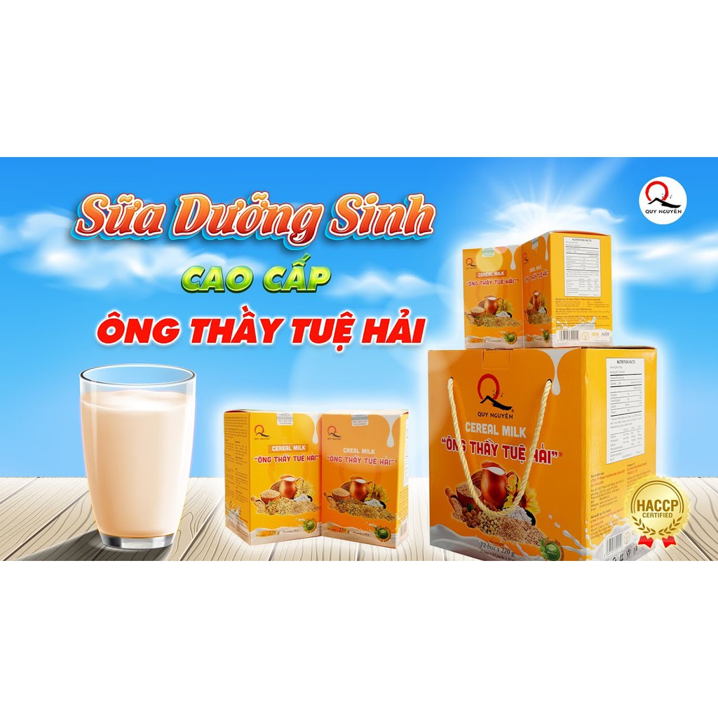 Sữa ông Thầy Tuệ Hải (Hộp 220gr) - Sữa Bột Dinh Dưỡng Cao Cấp Quy Nguyên