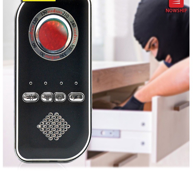 Máy Dò K300: Chuyên dò Camera Quay Trộm, Còi Báo Động Chống Trộm, Dò Tiền Giả - K300 Cao Cấp
