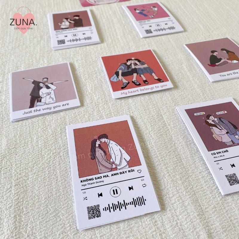 Thiệp tình yêu chúc mừng sinh nhật, Valentine, 8/3, Giáng sinh, Năm mới, 20/10 - Thiệp quét mã QR Code ra bài hát