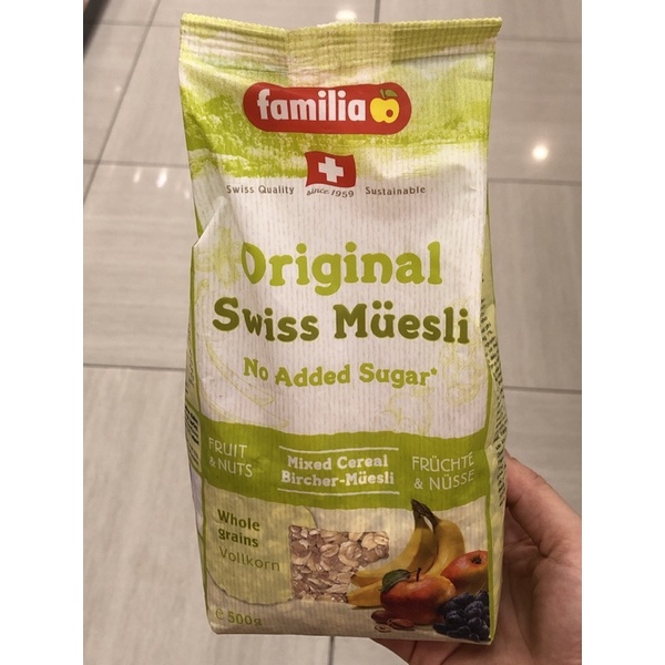 Ngũ Cốc Trộn Trái Cây Sấy Khô Không Đường Original Swiss Muesli (500g)