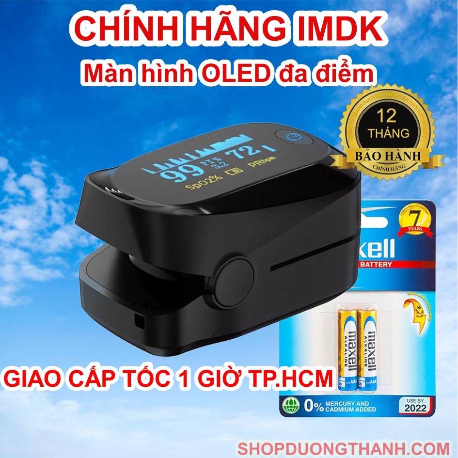 Máy đo nồng độ oxy trong máu Spo2 đo oxygen và đo nhịp tim A2