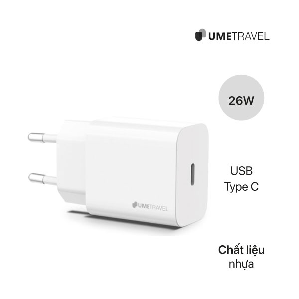 Củ sạc, Cốc sạc Nhanh PD UmeTravel 10W 18W 20W