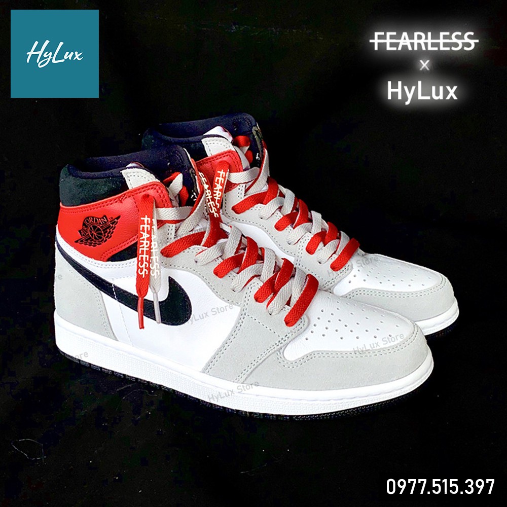 Dây Giày Jordan 1 Chữ FEARLESS Phản Quang 25 Màu - 12 màu cuối