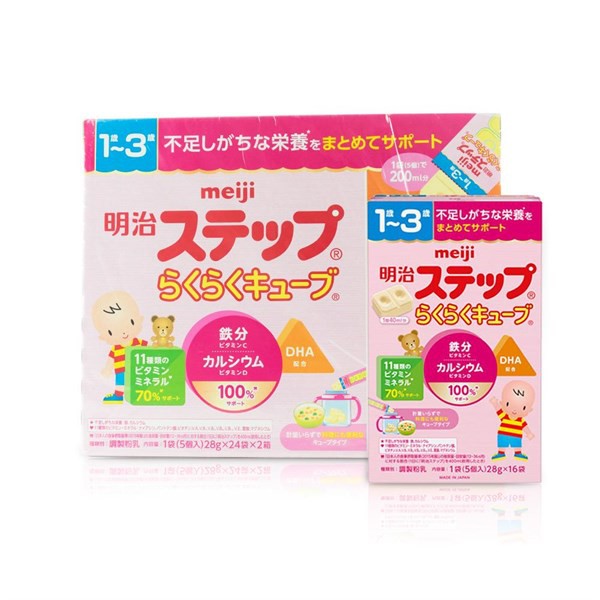 SALE 10/21 Hộp 24 gói 28g Gói Sữa Bột Meiji Nhật Bản