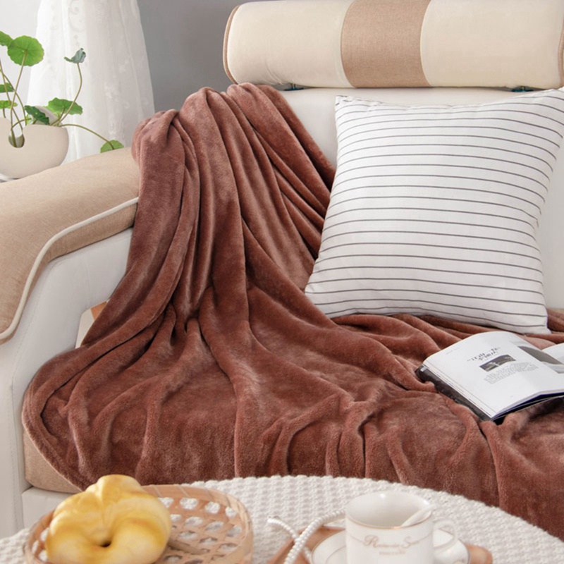 Chăn Lông Cừu Mềm Mại Thoải Mái Trọng Lượng Nhẹ 50X60 Inch