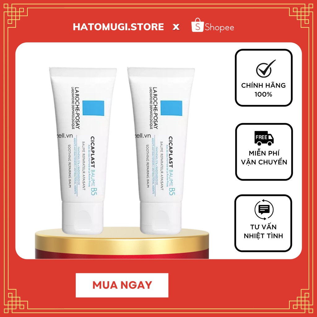 Kem dưỡng ẩm trắng da [ Hàng chính hãng]  Kem dưỡng da B5 La roche posay