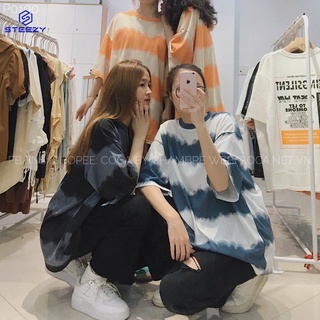 🦁 Áo thun áo phông loang sọc ngang form rộng unisex