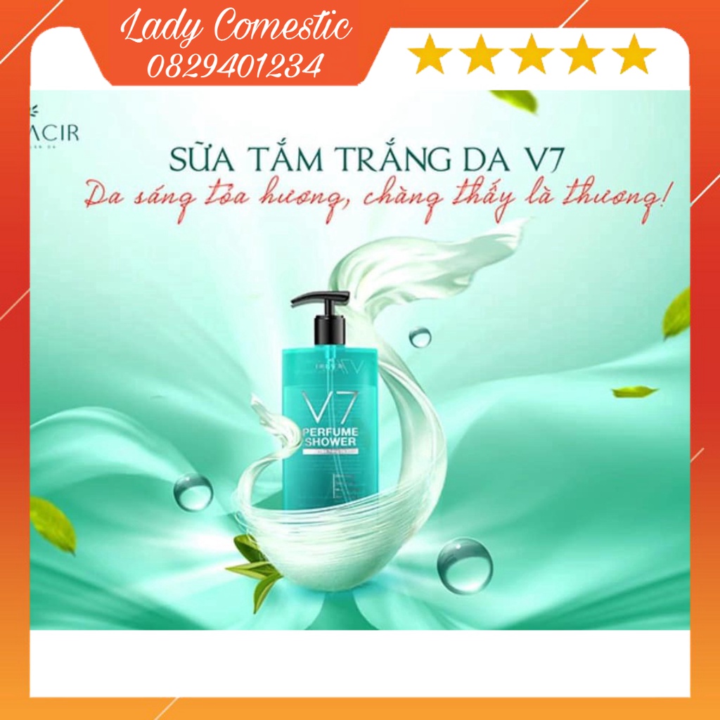 [HÀNG CHÍNH HÃNG] Sữa tắm trắng da V7 Dr Lacir