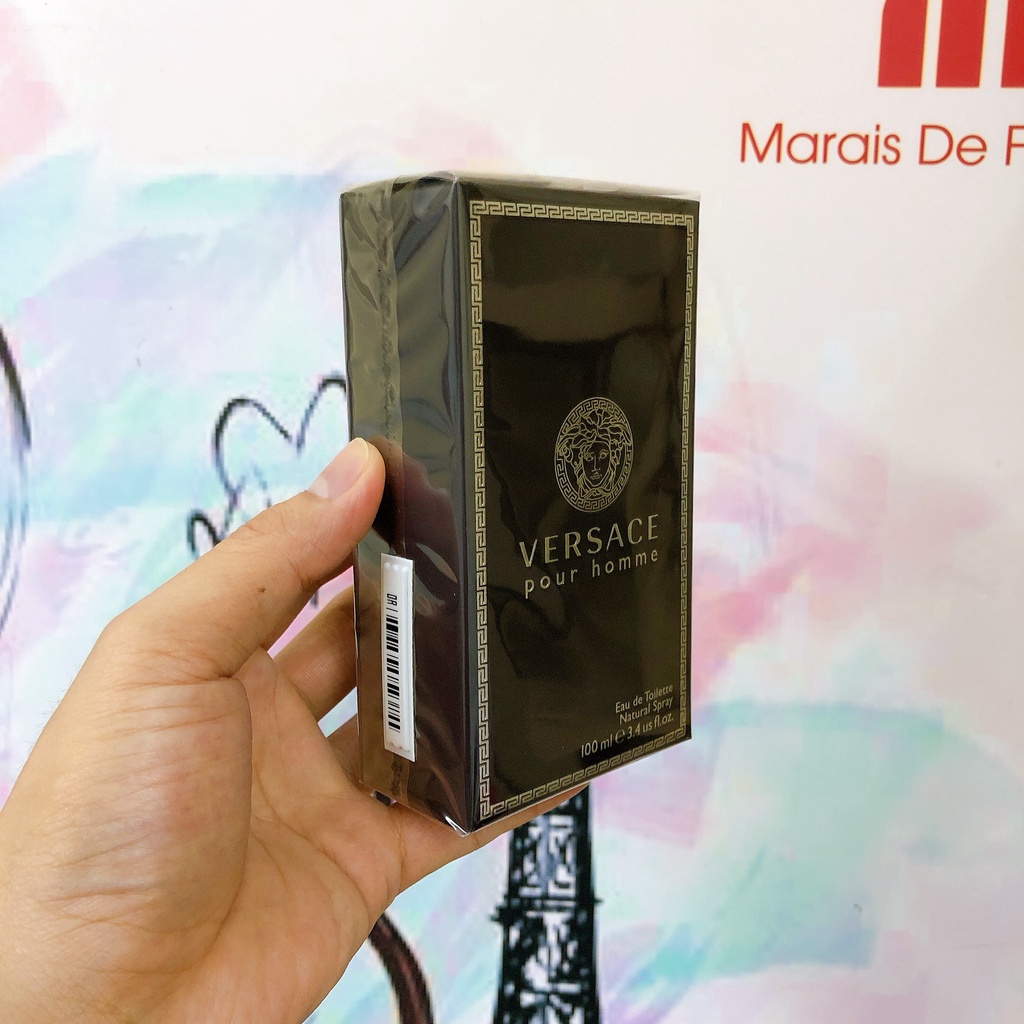 Nước hoa nam Versace Pour Homme edt 100ml nội địa nhập khẩu chính hãng pháp có bill bảo hành