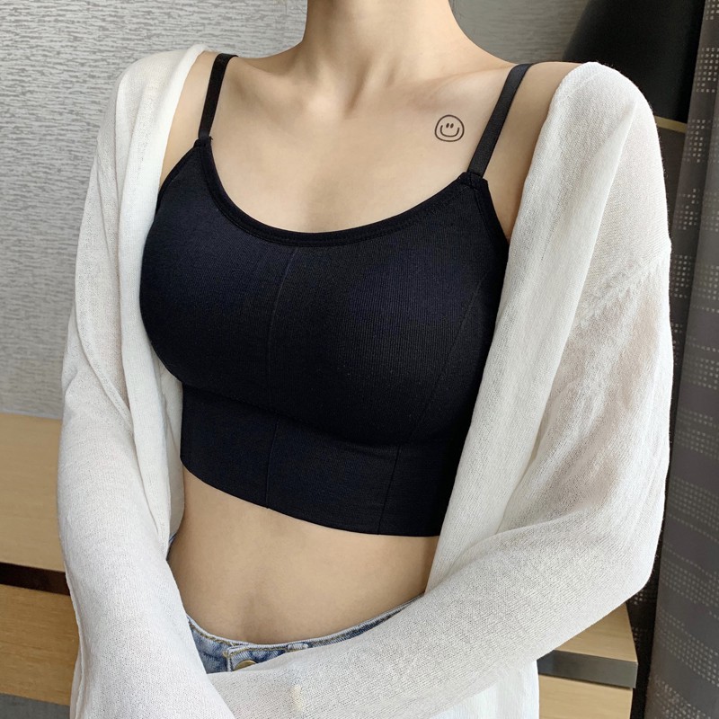 Áo bra tập gym, áo ngực cotton có mút ngực mềm mại AC69 | BigBuy360 - bigbuy360.vn