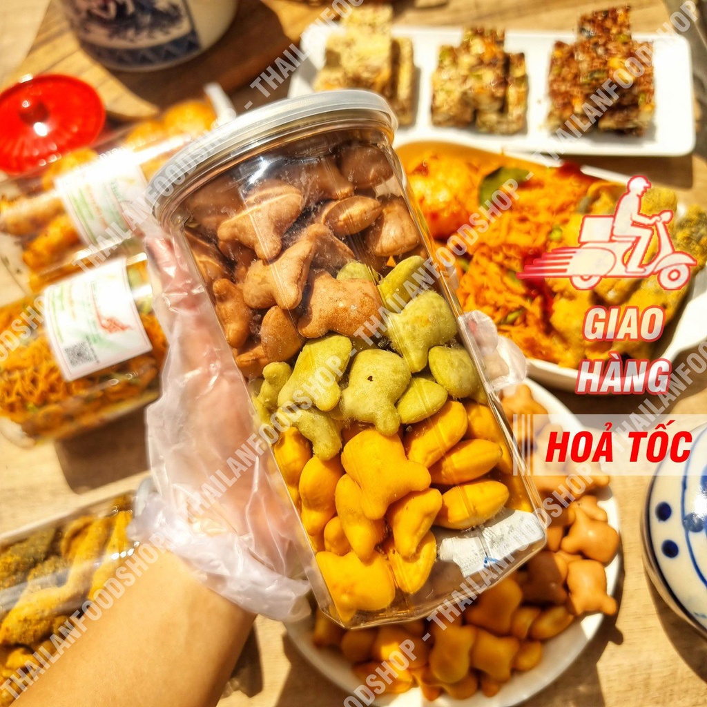 Bánh Gấu Mix 3 Vị  Lon 300gr