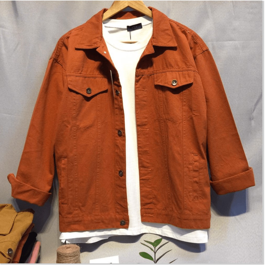 HANG HOT Áo Khoác Kaki UNISEX Nhiều Màu Trẻ Trung Năng Động HP