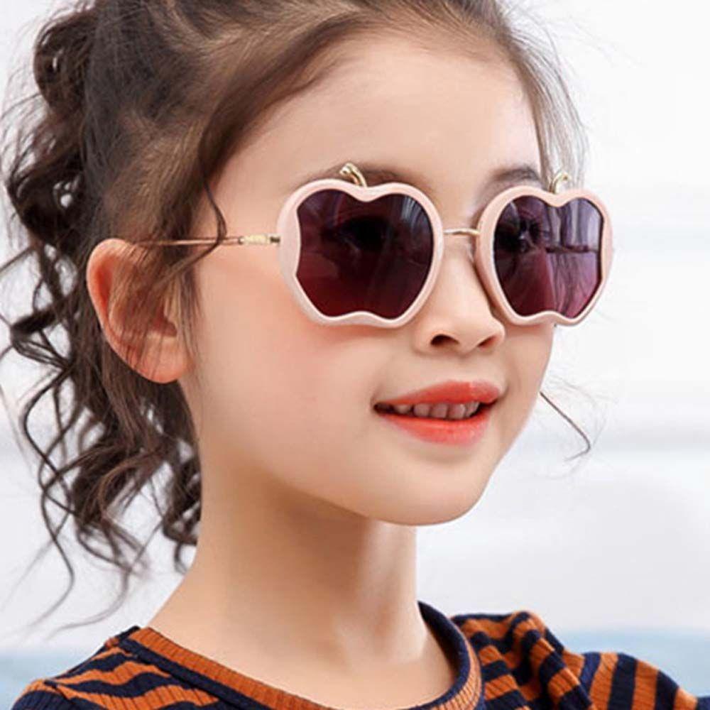 Kính Mát Chống Tia UV400 Thời Trang Dễ Thương Cho Bé Gái