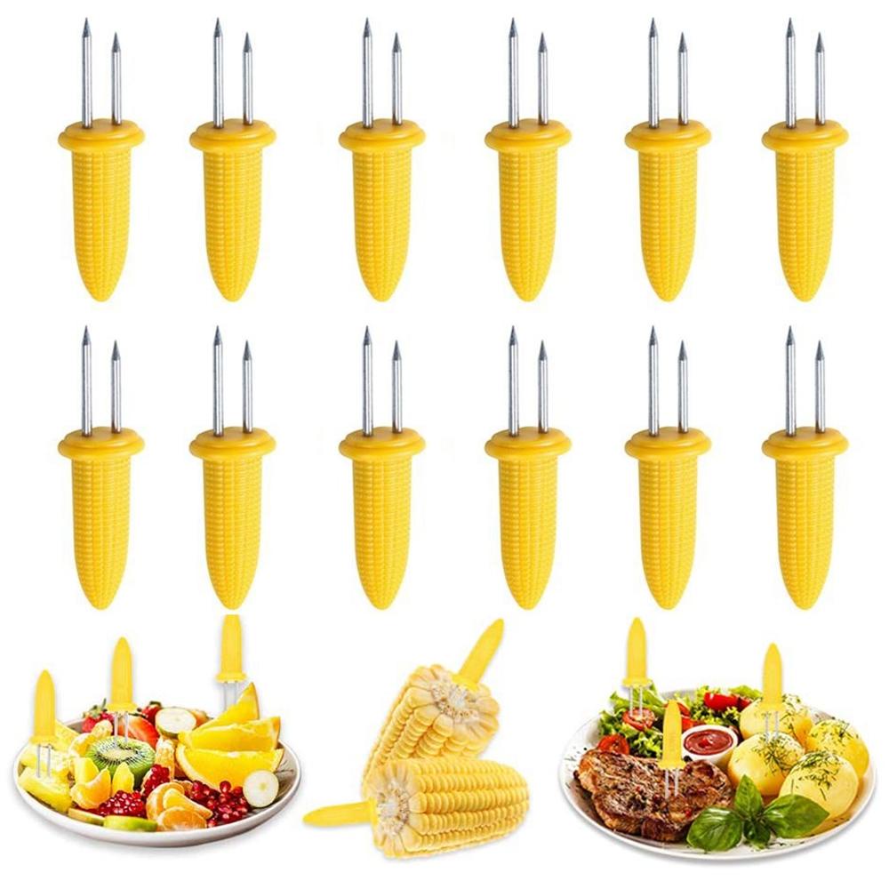 Set 10 / 30 / 50 Nĩa Ăn Bắp Ngô Đa Năng Tiện Dụng Chất Lượng Cao