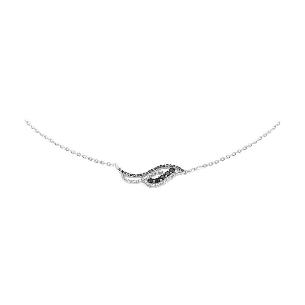 Dây cổ bạc đính đá Sythentic PNJSilver ZTMXW000010