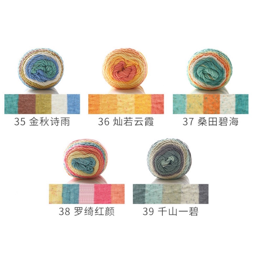 LEN RAINBOW - Len cầu vồng - Cotton Rainbow