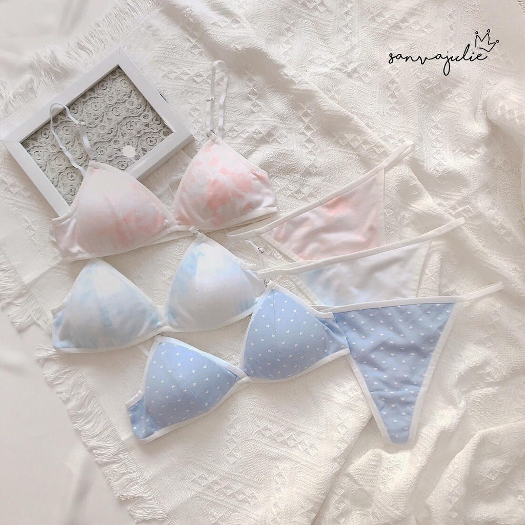 Bộ đồ lót Galaxy 02 (Thiết kế) - áo không gọng có mút - quần tam giác