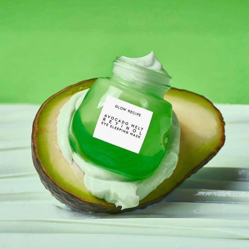 (Mini size 5ml) - Mặt nạ ngủ chiết xuất bơ dành cho mắt GLOW RECIPE Avocado Melt Retinol Eye Sleeping Mask