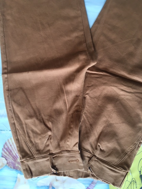 Quần kaki ống đứng chun lưng kiểu hàn quốc