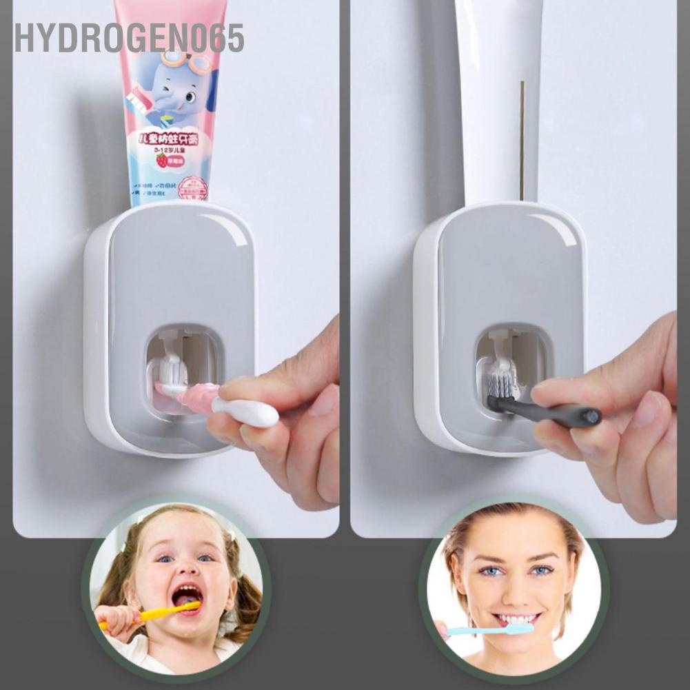 Hộp đựng lấy kem đánh răng tự động dán tường không cần đục lỗ dùng cho nhà tắm