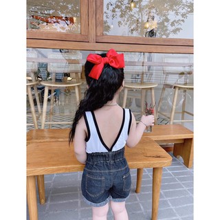 Bộ mickey crew bé gái