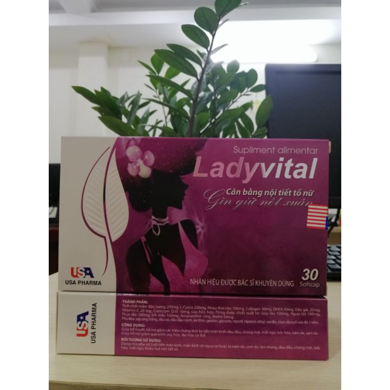 Viên uống bổ sung Nội Tiết Tố Nữ LADYVITAL