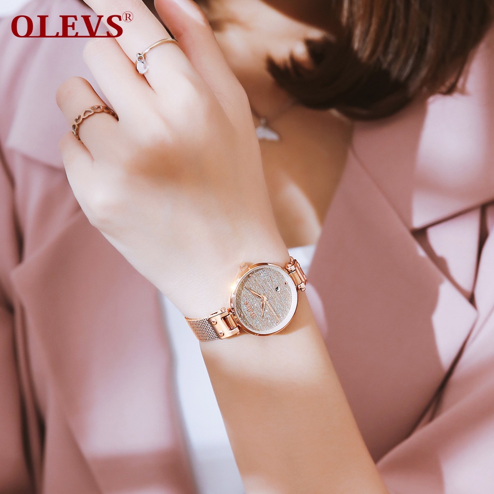 Đồng hồ đeo tay nữ Olevs Thanh Lịch - S5887L01 - Hàng Chính Hãng