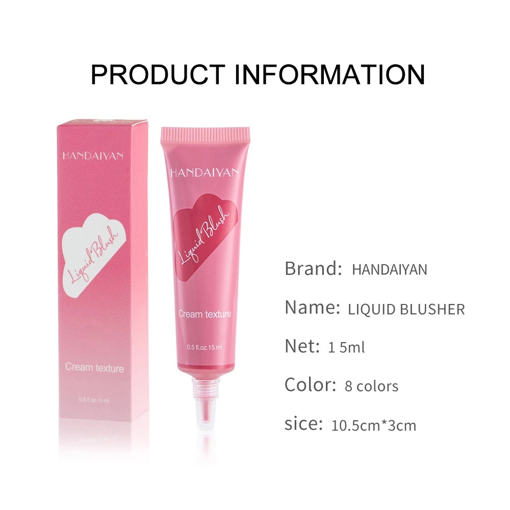 (Hàng Mới Về) Má Hồng Dạng Lỏng Dưỡng Ẩm Làm Sáng Da Màu Nude Tự Nhiên | BigBuy360 - bigbuy360.vn