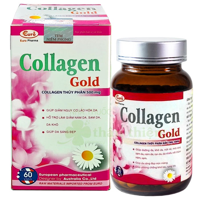 Collagen Gold- Hỗ trợ giúp dưỡng da, chống lão hóa, cải thiện nếp nhăn, Cải thiện tình trạng thiếu hụt nội tiết tố nữ
