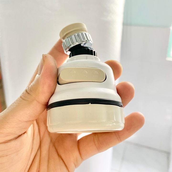 Đầu nối vòi rửa chén tăng áp có xoay