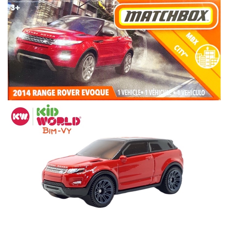 Xe mô hình Matchbox Box 2014 Range Rover Evoque 31/100.