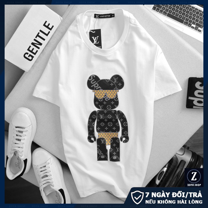 Áo thun nam ngắn tay không cổ❤️ Freeship 50k❤️ Chất mềm mịn Gấu Sup - L.V GZ216 | BigBuy360 - bigbuy360.vn