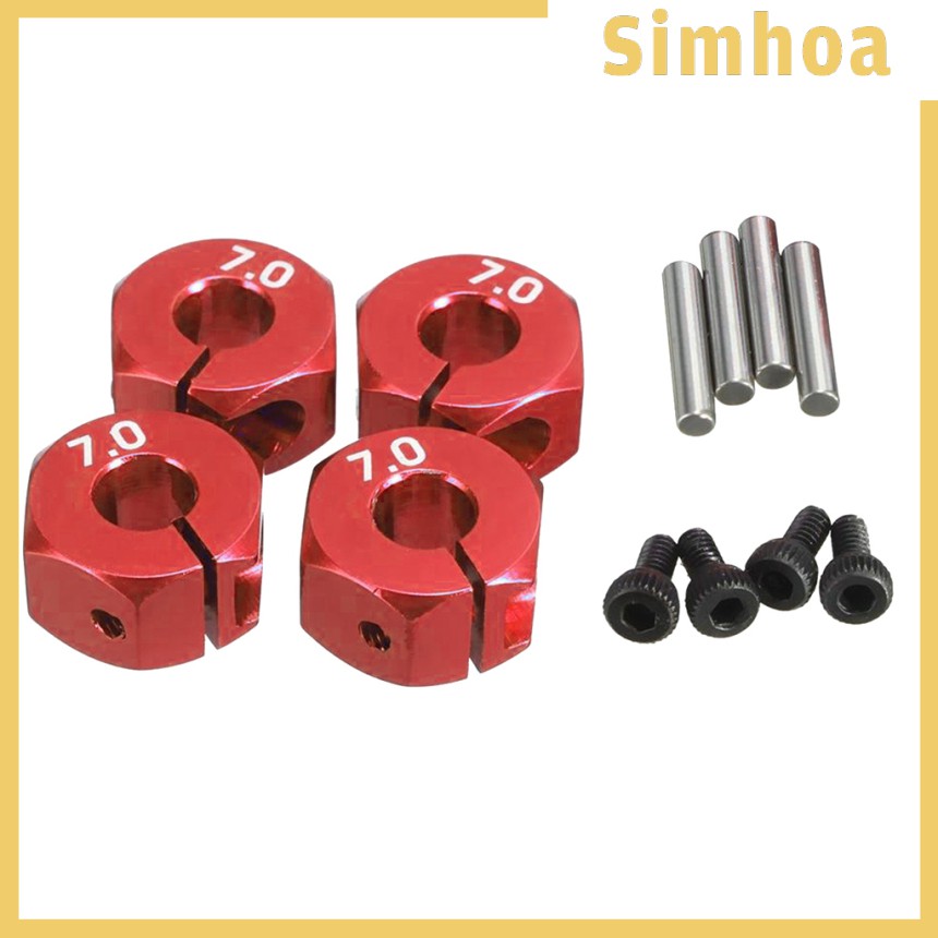 RC Bộ 4 Trục Bánh Xe Ô Tô Đồ Chơi Tỉ Lệ 1: 10 Hsp 12mm