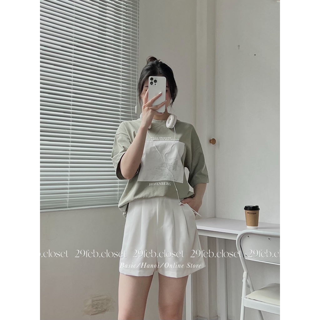 [Ảnh thật/Video] Quần short xếp ly nhiều màu chất tuyết mưa - 29feb.closet - Q17 | BigBuy360 - bigbuy360.vn