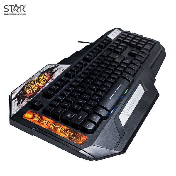 Bàn phím giả cơ Motospeed K90L Gaming Keyboard có LED 7 màu