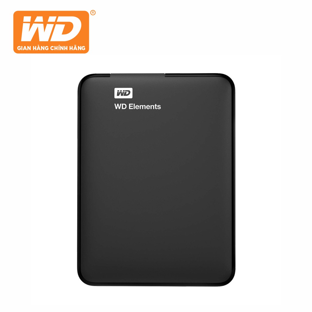 Ổ Cứng Di Động WD Elements Portable 750GB 2.5 USB 3.0 - WDBUZG7500ABK-WESN - Hàng Phân Phối Chính Hãng