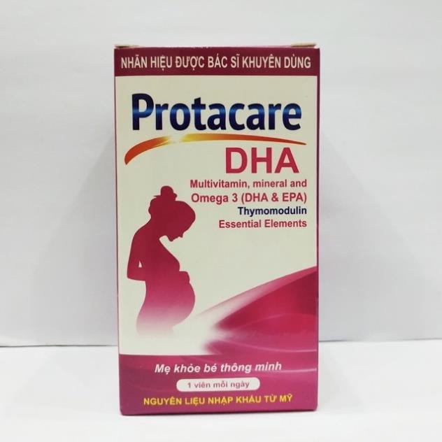 Viên bổ bà bầu Protacare DHA Bổ sung DHA,EPA,acid folic lọ 30 viên