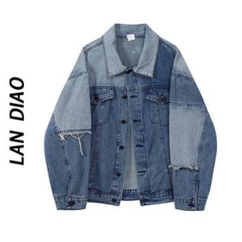 Áo khoác denim thiết kế cài nút phong cách xuân thu thời trang cá tính cho nữ