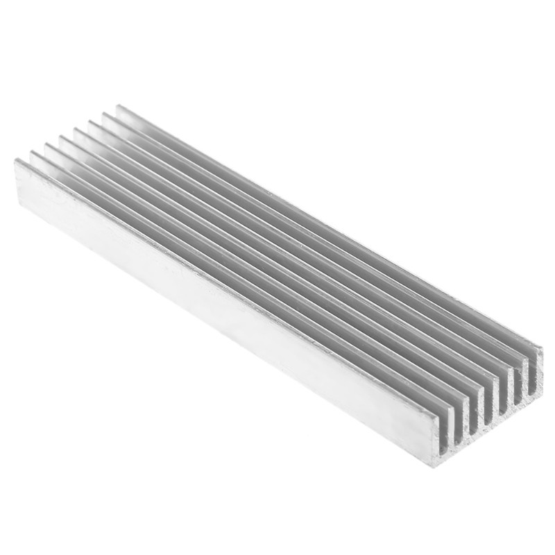 1 Bộ Tản Nhiệt 100x25 X 10mm Bằng Nhôm Cho Chip Đèn Led Ic