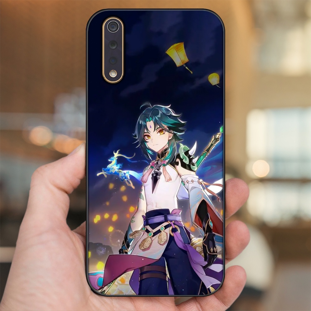 Ốp lưng Vivo S1 viền đen in hình Xiao Genshin Impact