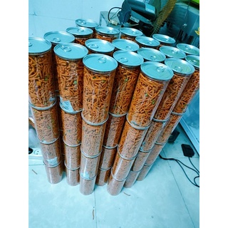 Combo hủ pet 350gram bim bim que đậu hà lan hương vị tuổi thơ
